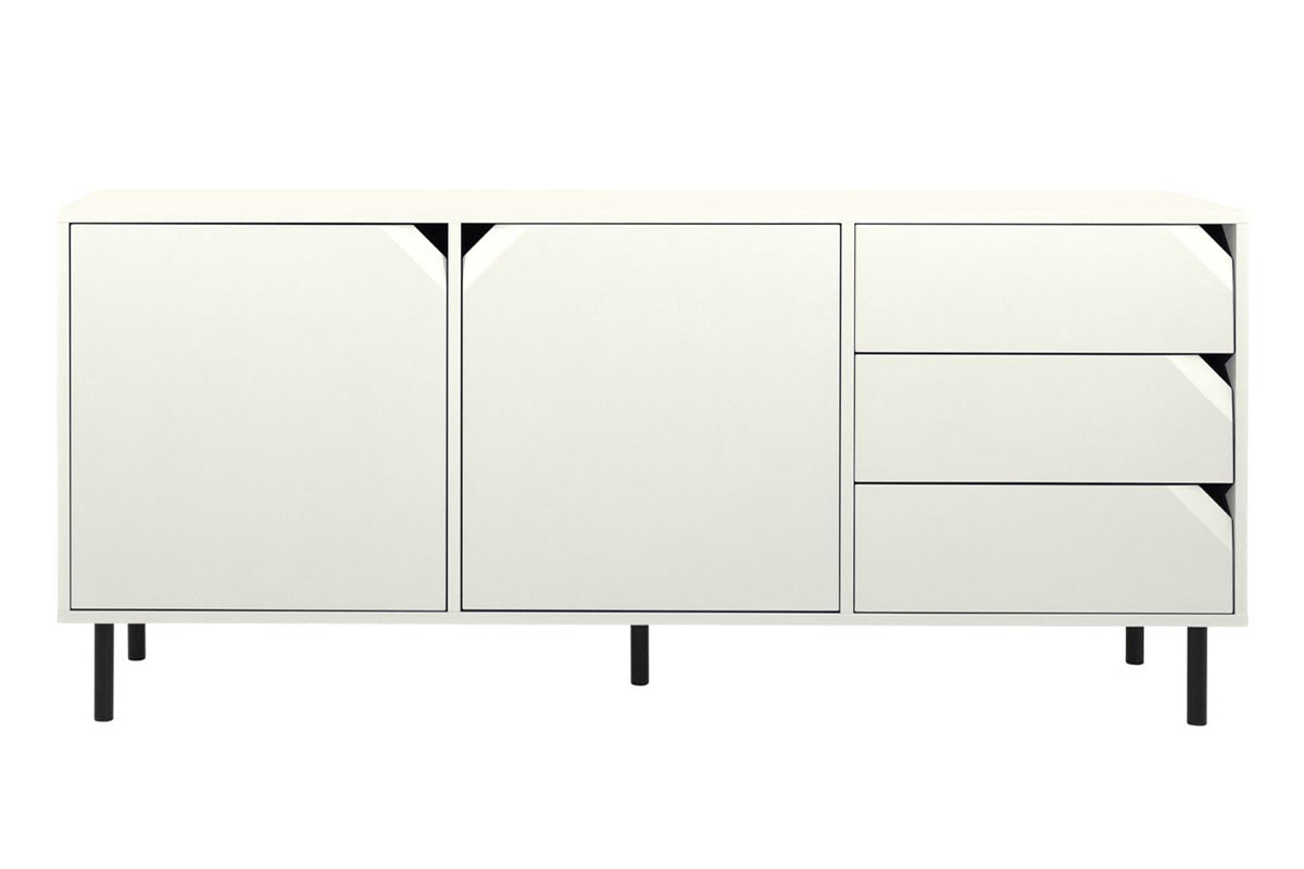 Tenzo Corner Sideboard 176 cm Weiß