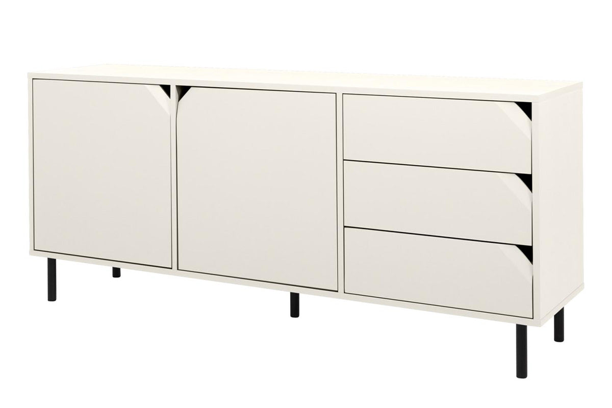 Tenzo Corner Sideboard 176 cm Weiß