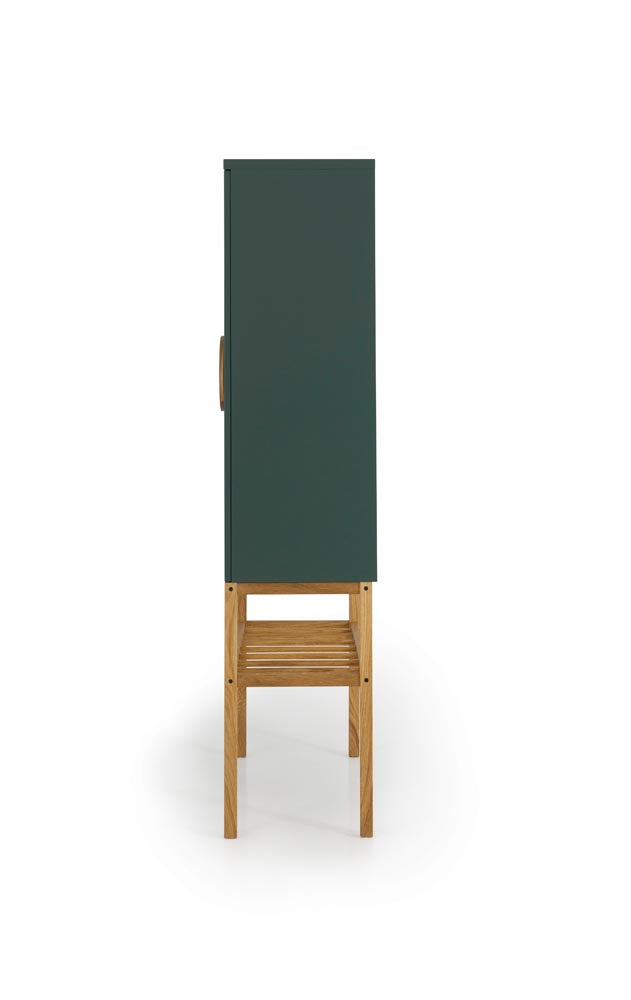 Tenzo Scoop Highboard Grün / Eiche