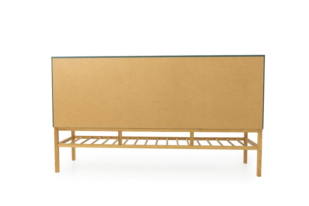 Tenzo Scoop Sideboard Grün / Eiche