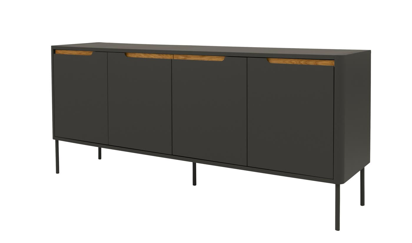 Tenzo Switch Sideboard Anthrazit / Eiche