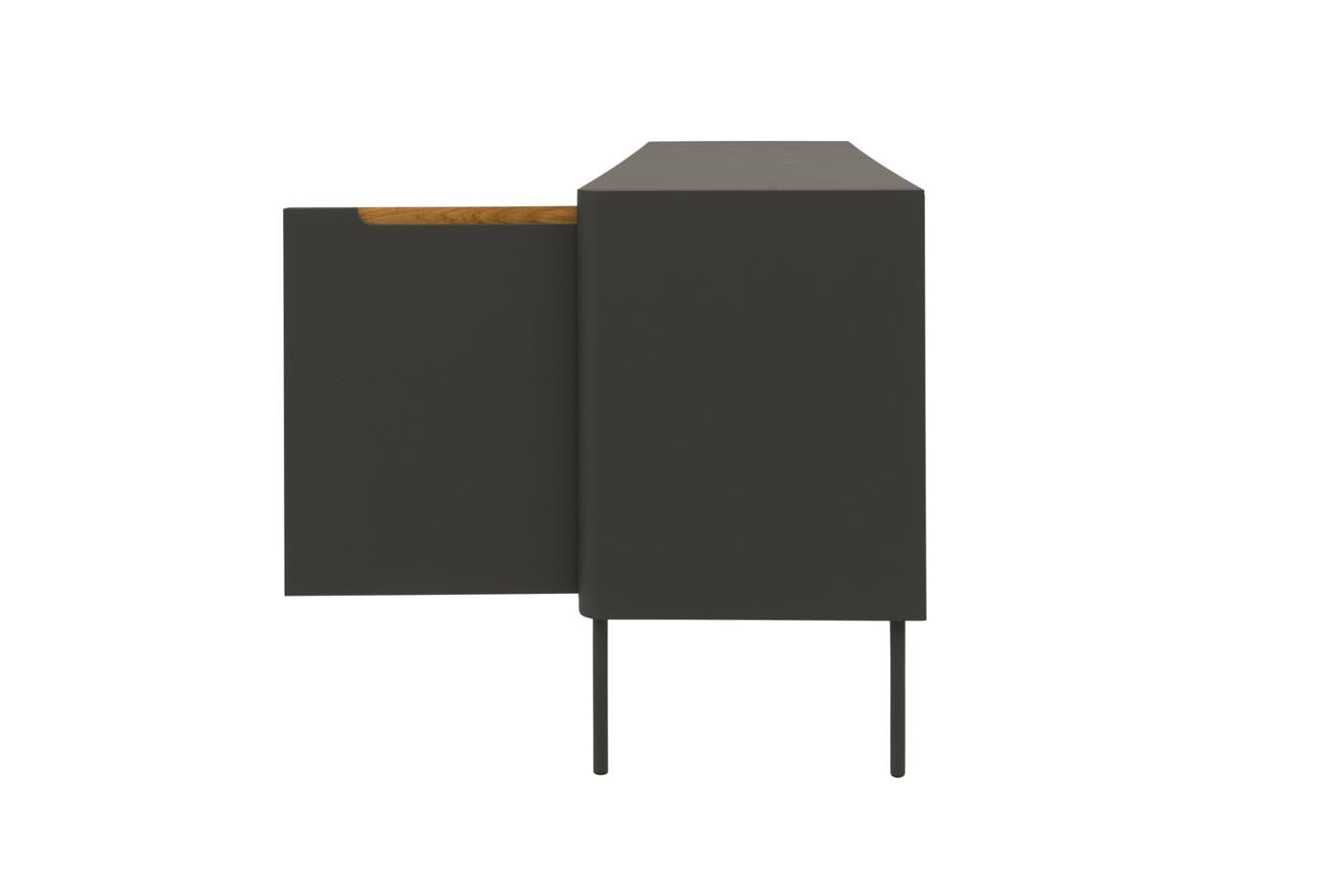 Tenzo Switch Sideboard Anthrazit / Eiche