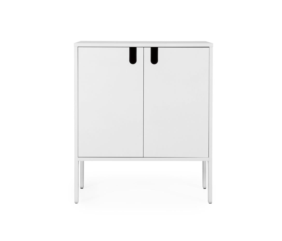 Tenzo Uno Designer Schrank 2-türig 76 cm Weiß