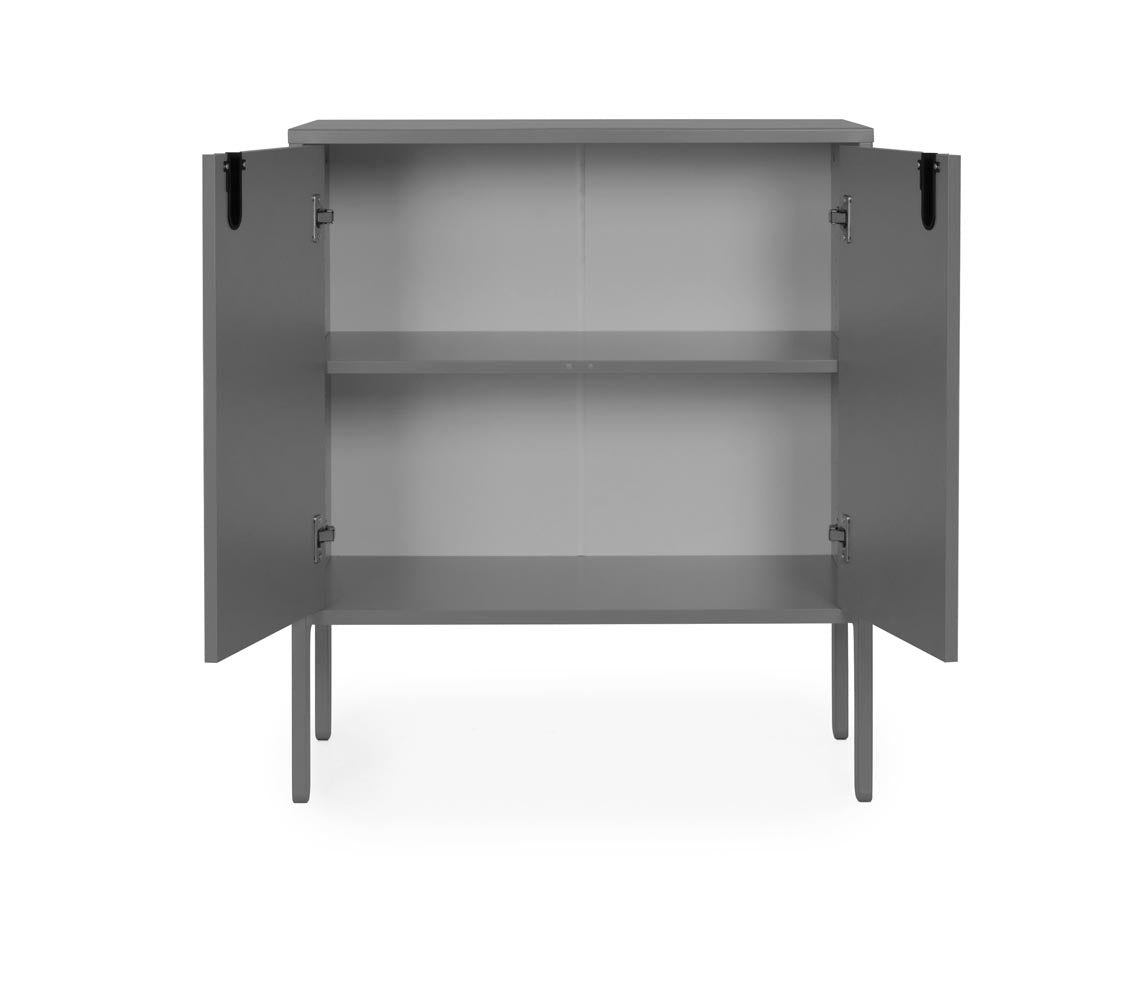 Tenzo Uno Designer Schrank 2-türig 76 cm Grau