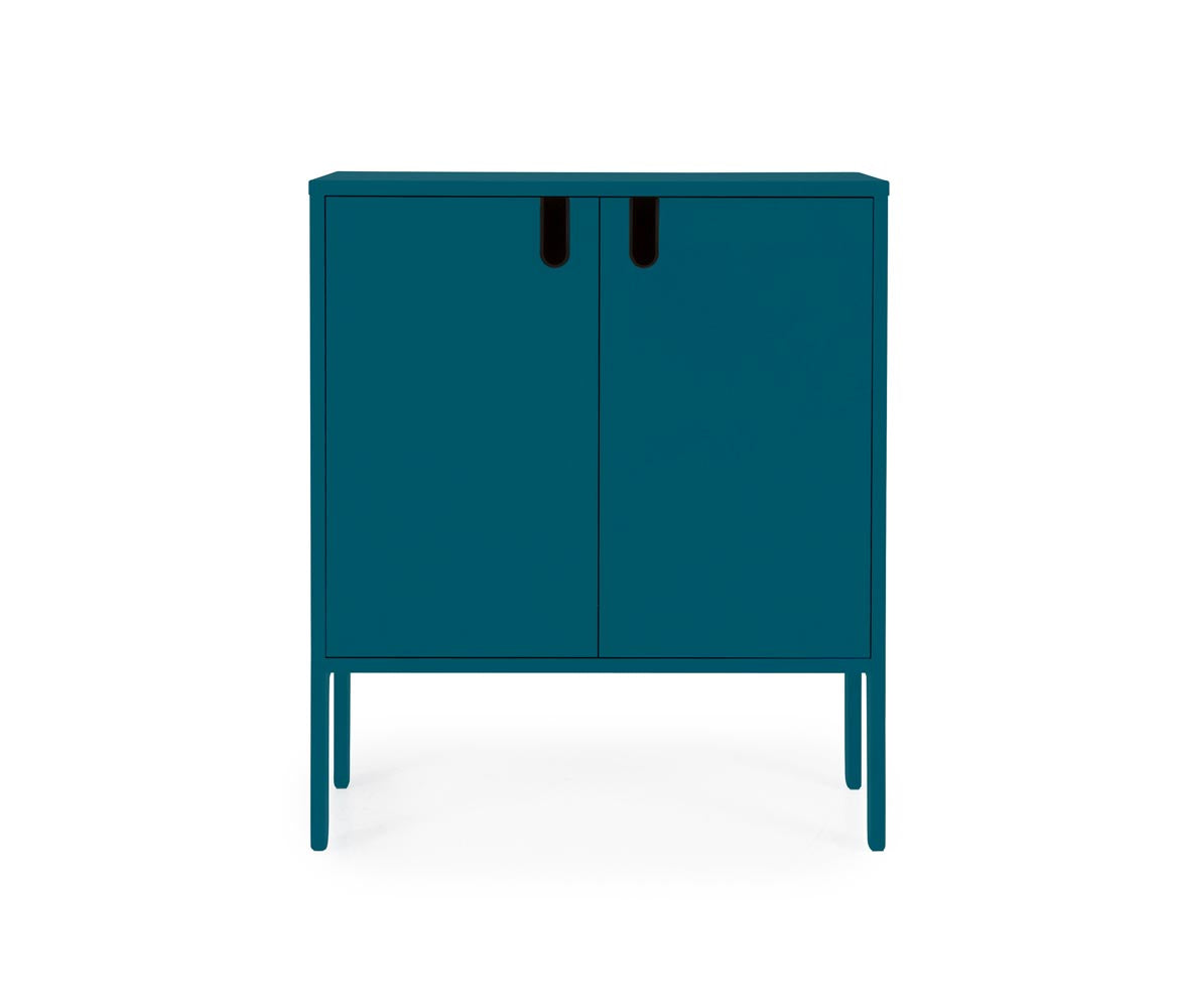 Tenzo Uno Designer Schrank 2-türig 76 cm Petrol