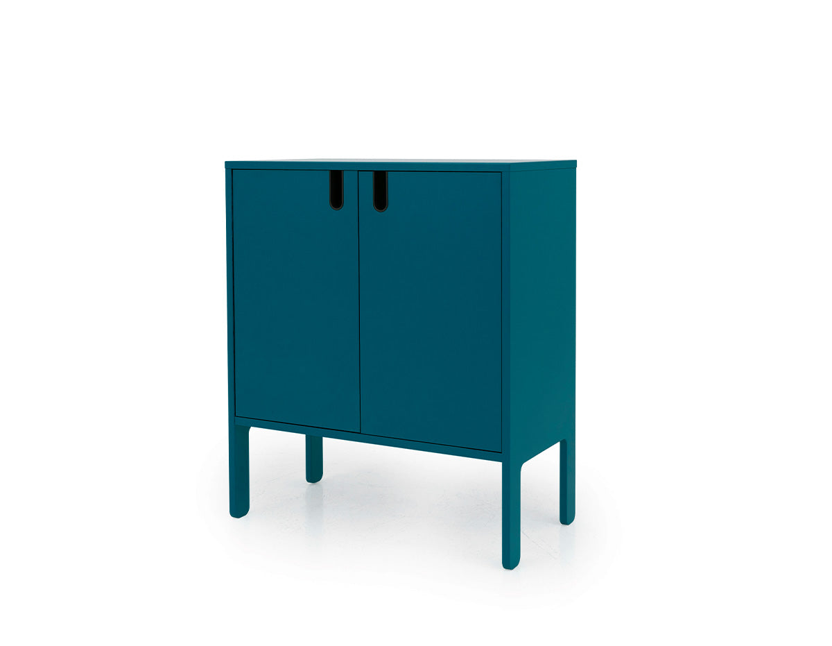 Tenzo Uno Designer Schrank 2-türig 76 cm Petrol