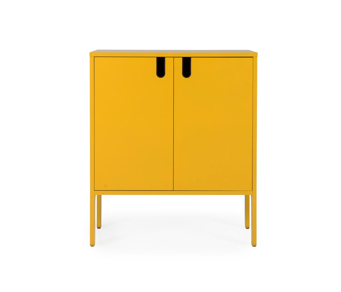 Tenzo Uno Designer Schrank 2-türig 76 cm Gelb