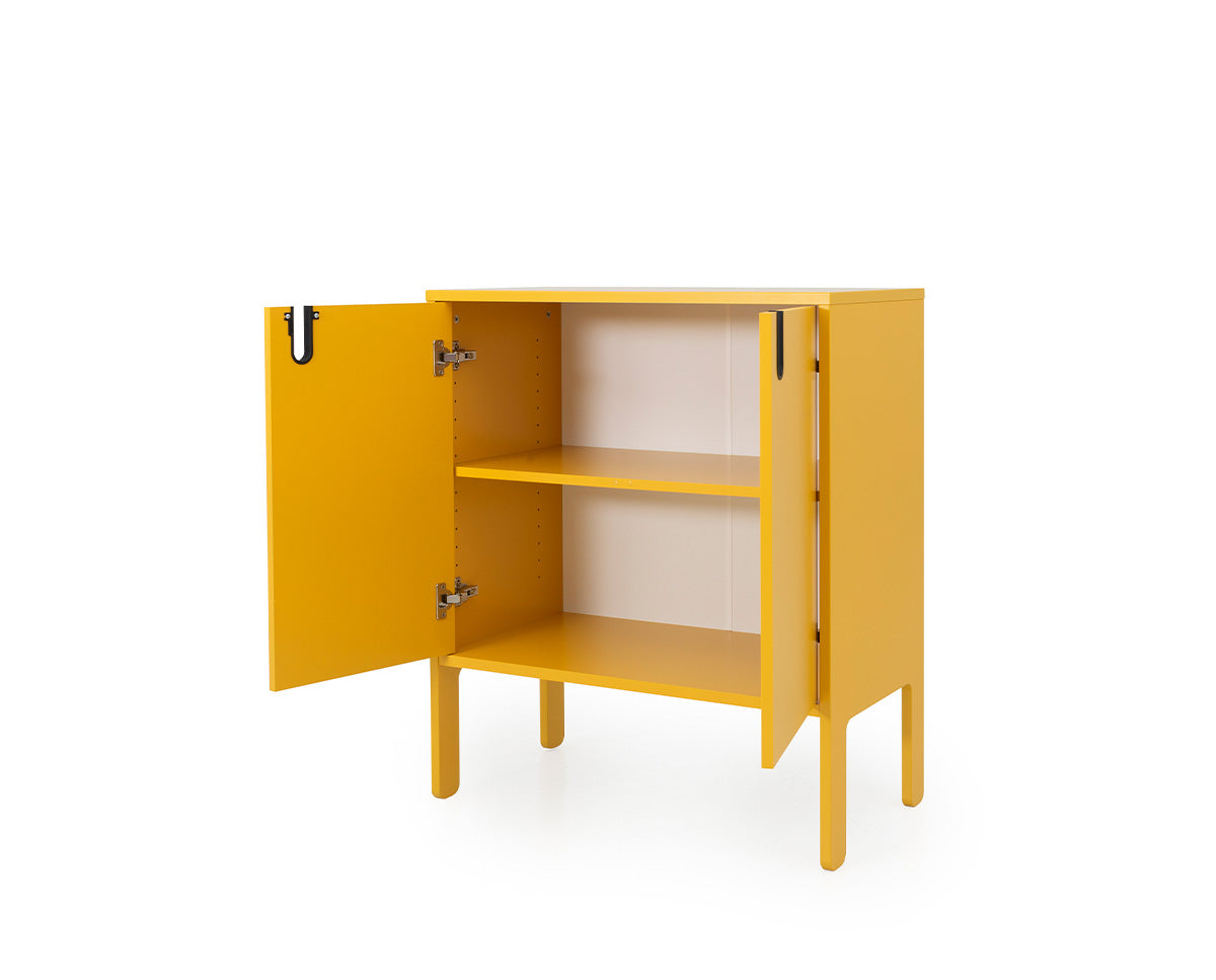 Tenzo Uno Designer Schrank 2-türig 76 cm Gelb