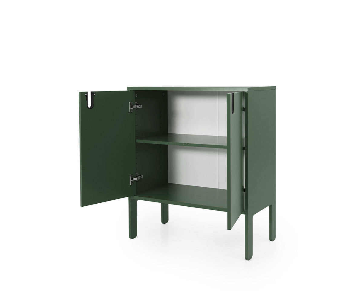 Tenzo Uno Designer Schrank 2-türig 76 cm Grün