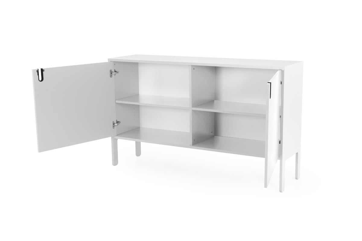 Tenzo Uno Designer Schrank 2-türig 148 cm Weiß