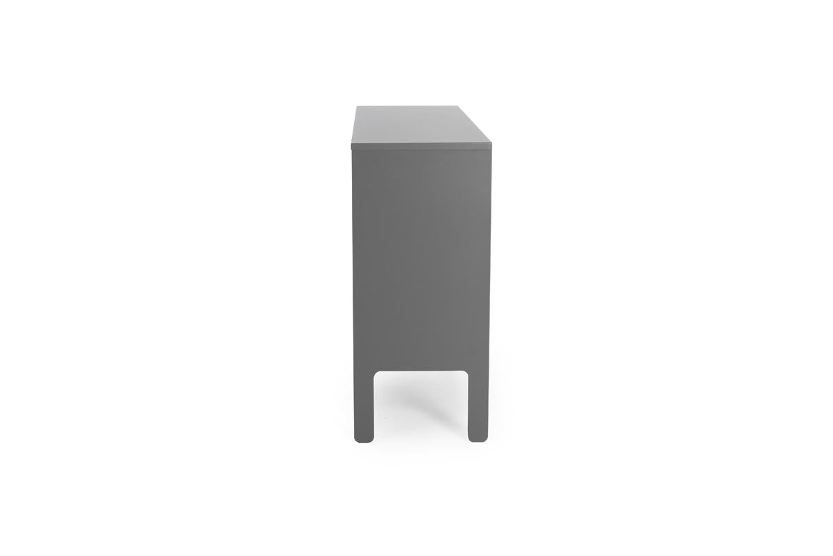 Tenzo Uno Designer Schrank 2-türig 148 cm Grau