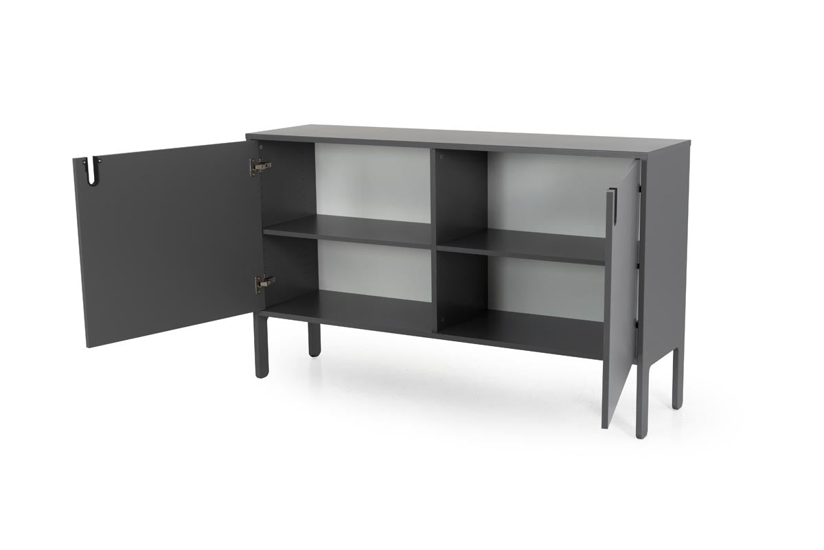 Tenzo Uno Designer Schrank 2-türig 148 cm Grau