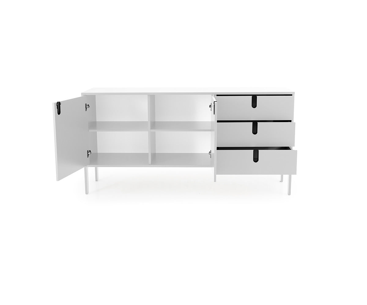 Tenzo Uno Designer Sideboard Weiß