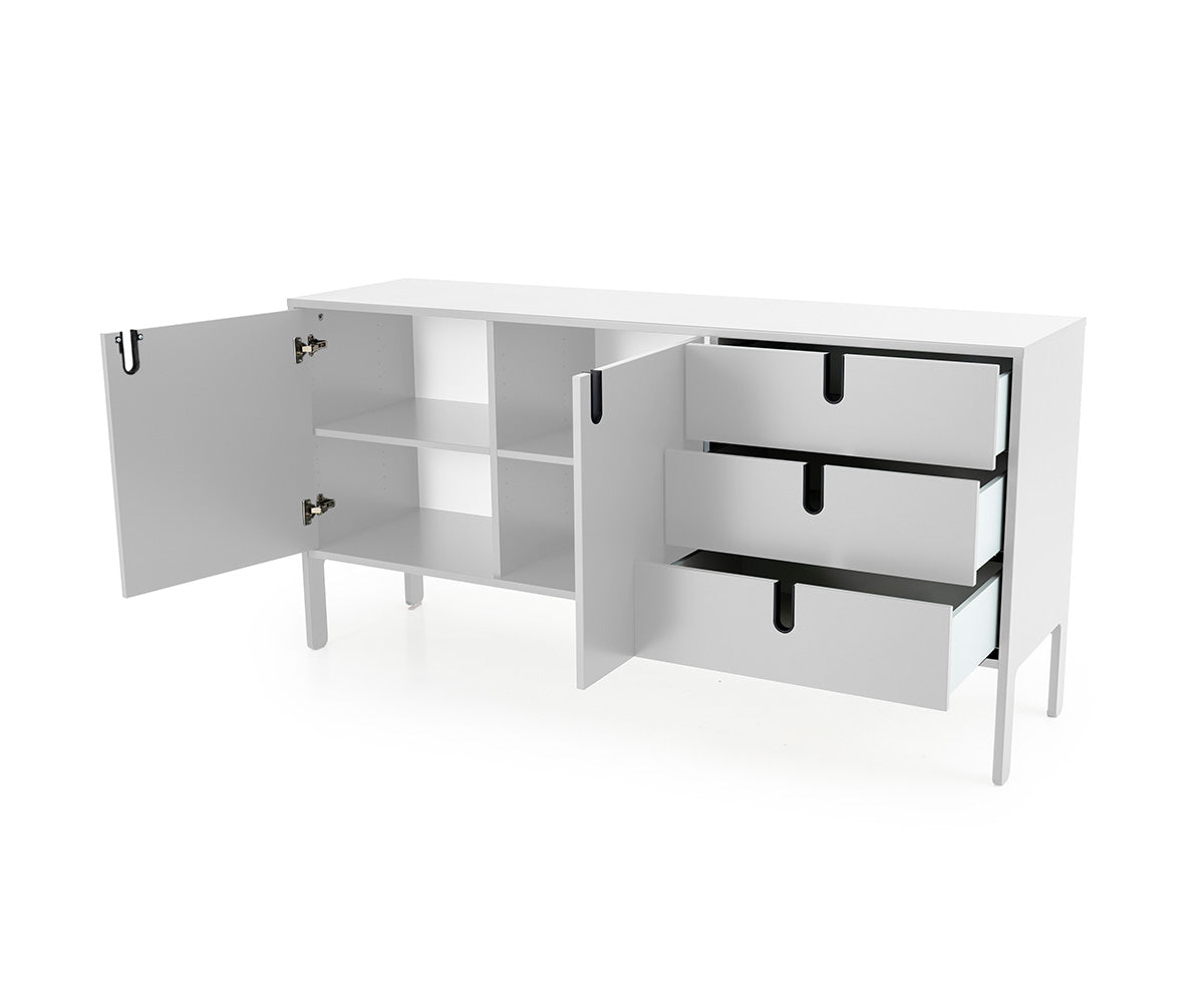 Tenzo Uno Designer Sideboard Weiß