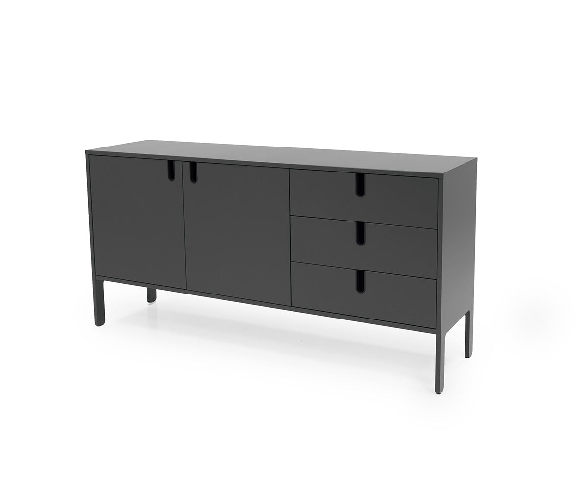 Tenzo Uno Designer Sideboard Grau