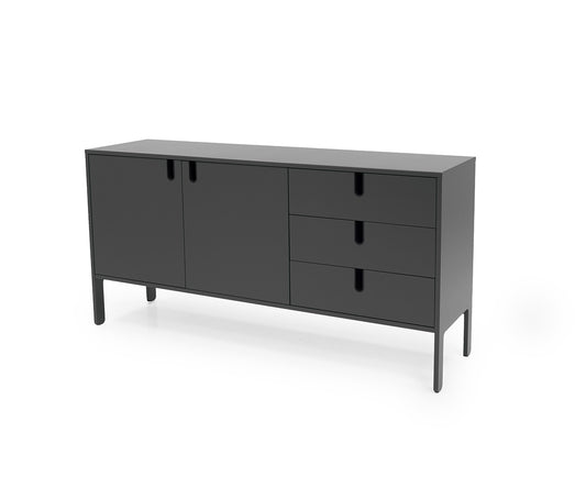 Tenzo Uno Designer Sideboard Grau