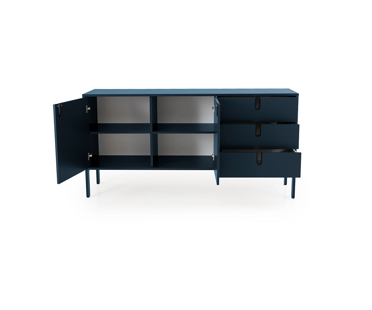 Tenzo Uno Designer Sideboard Petrol