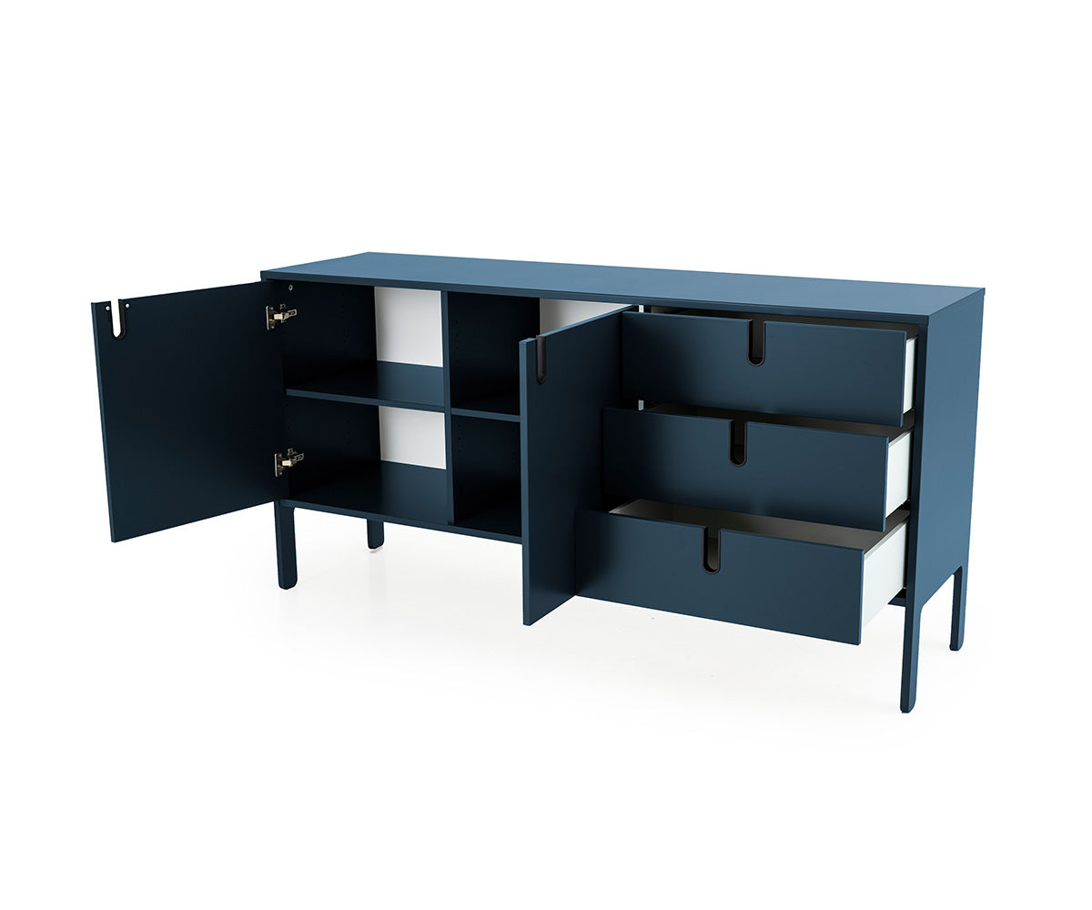 Tenzo Uno Designer Sideboard Petrol