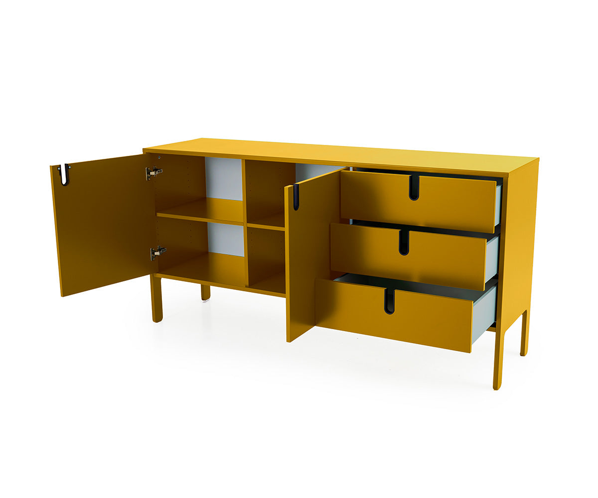 Tenzo Uno Designer Sideboard Gelb