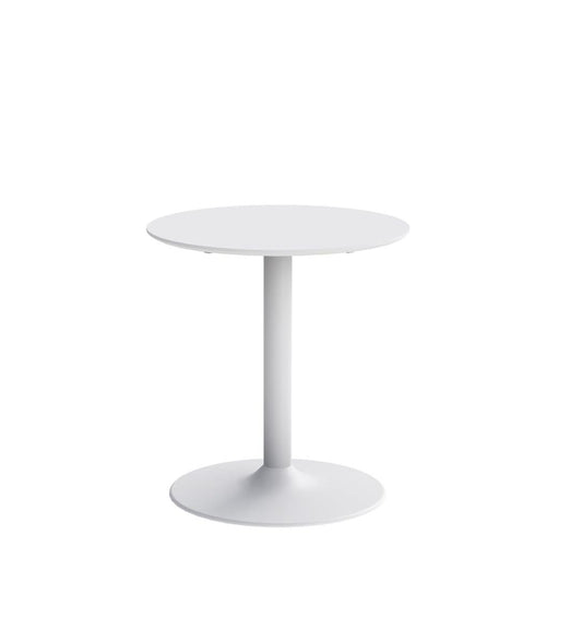 Tenzo Bistro Cafétisch Ø 70 cm Rund Weiß