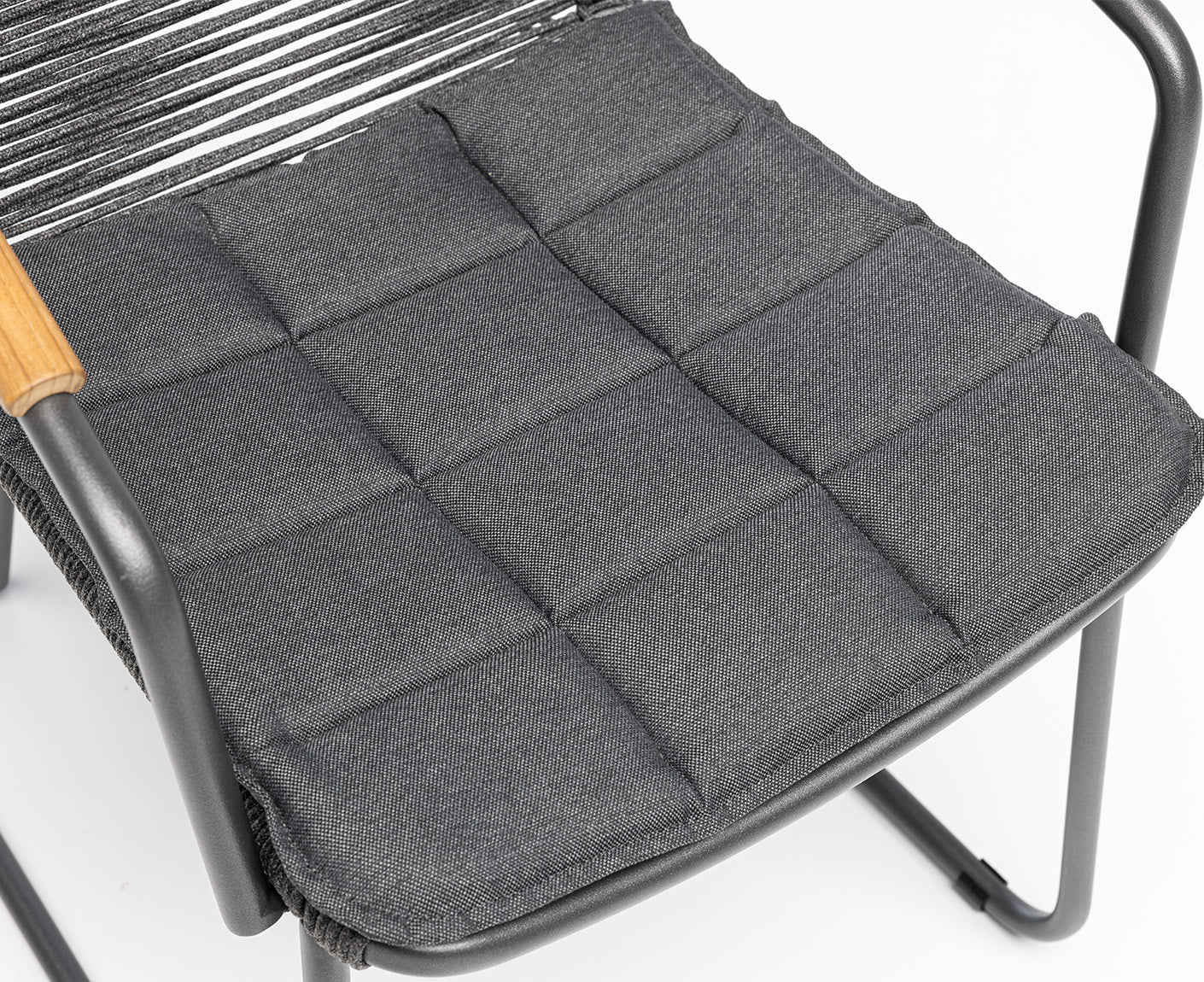 Kettler Gentle Gartenstuhl Diningsessel Anthrazit / Rope