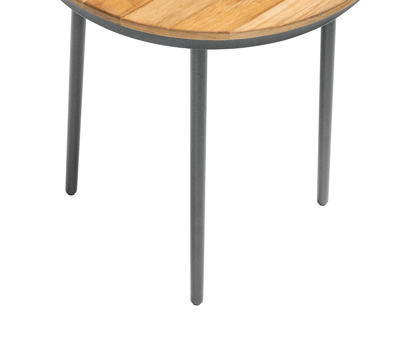 Kettler Gentle Beistelltisch Ø40 cm mit Teak-Platte