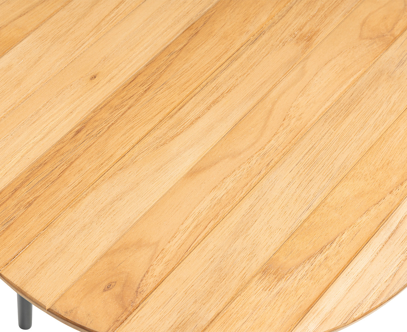Kettler Gentle Beistelltisch Ø40 cm mit Teak-Platte
