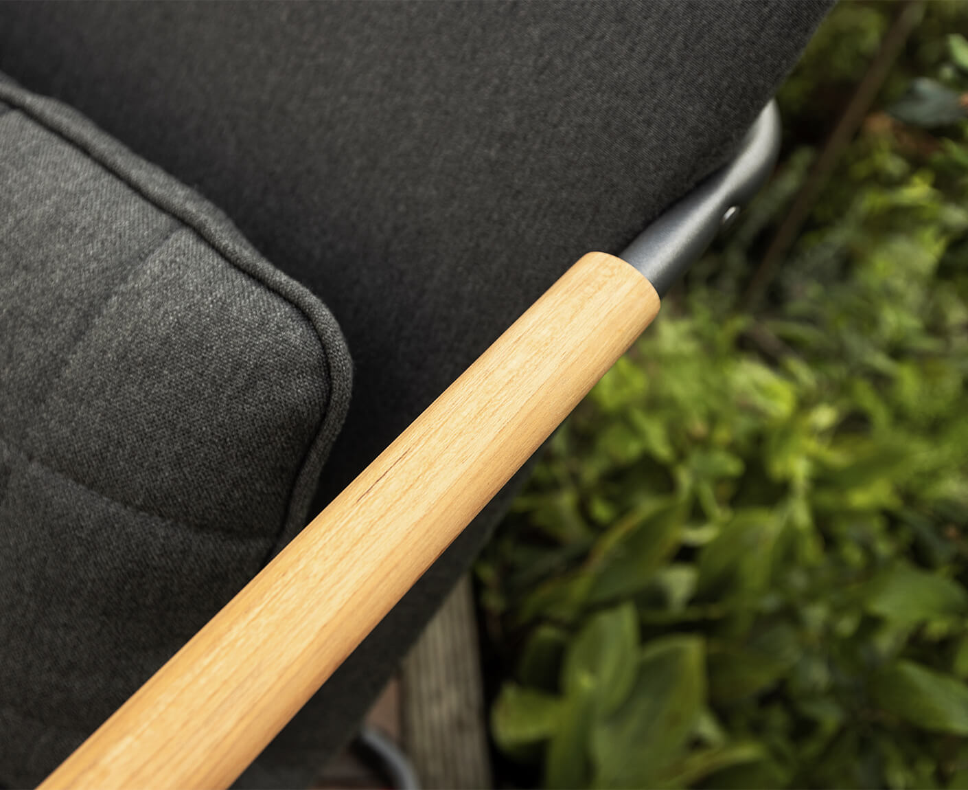 Kettler Gentle Lounge Endteil Rechts Anthrazit / Sunbrella