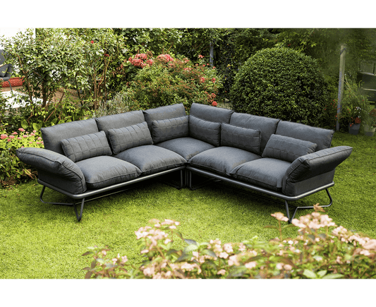 Kettler Gartenlounge Gentle Ecklounge Outdoorsofa Sunbrella / Anthrazit