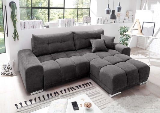 Paco Ecksofa 264x186 cm Anthrazit