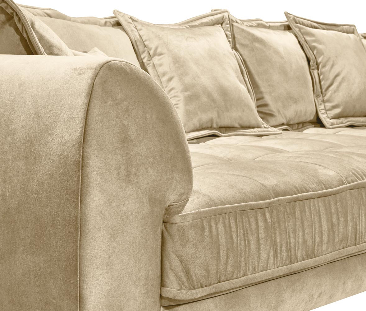 Pascha Ecksofa 308 x 192 cm Beige