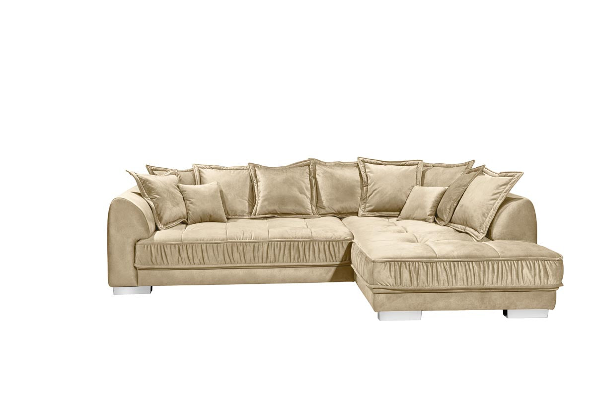 Pascha Ecksofa 308 x 192 cm Beige