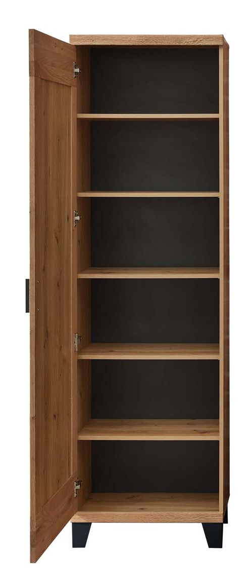 53861 Persiko Garderobenschrank fertig montiert Wildeiche massiv - Voelpe