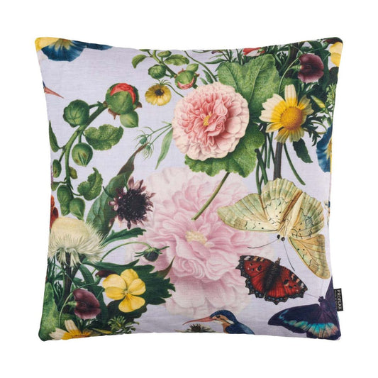Agra Kissenbezug, Samt bedruckt, Florales Muster Bunt