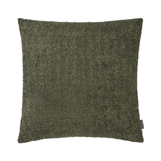 Dhaka Kissenbezug, Softe Bouclé-Struktur, Grün