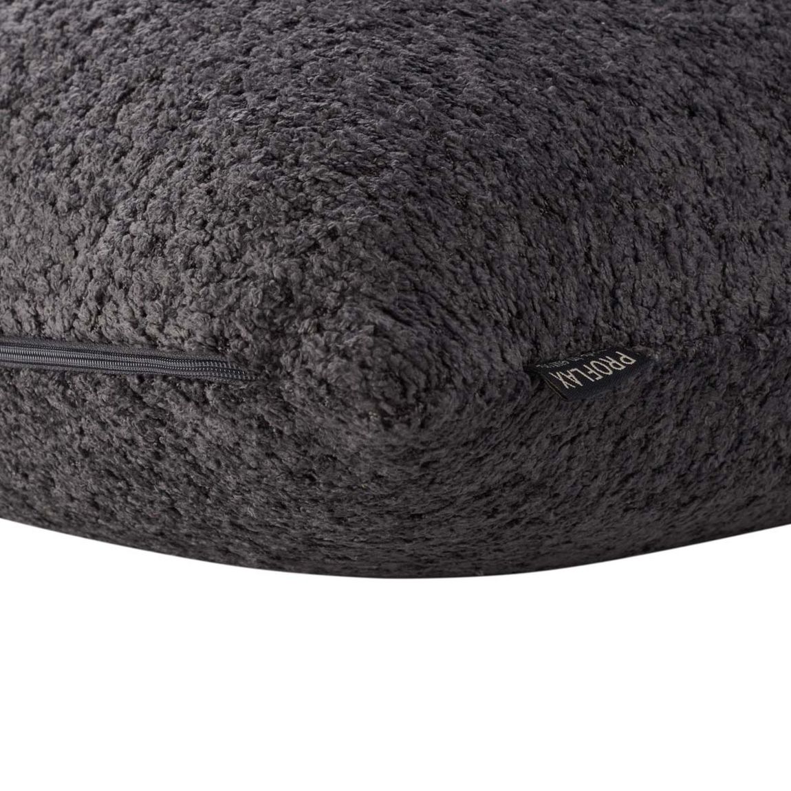Lima Kissenbezug, Softer Bouclé, Grafit