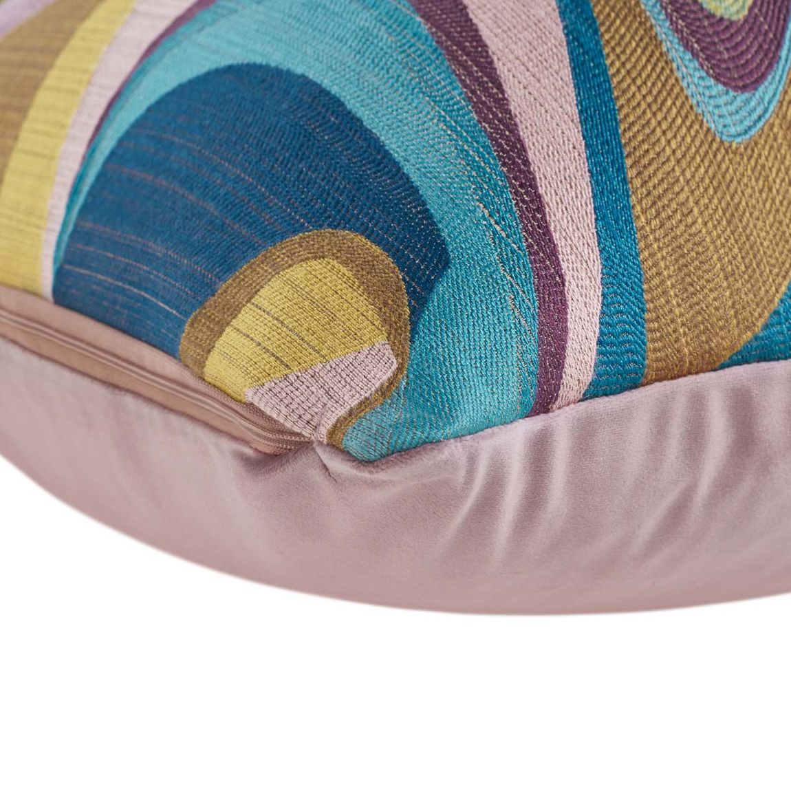 Portland Kissenbezug, Jacquard mit geometrischen Formen, Bunt