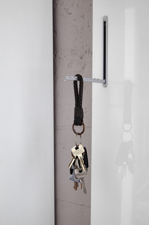 RENO Garderobenpaneel Paneel Wandgarderobe Wandpaneel Weiß/Grau