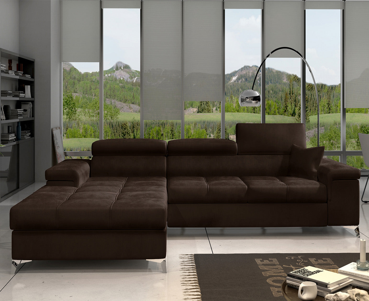 Ricardo Ecksofa 280 x 205 cm, Samt