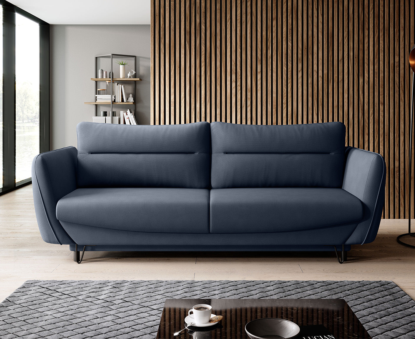 Silva Schlafsofa 236x95 cm, Microvelour