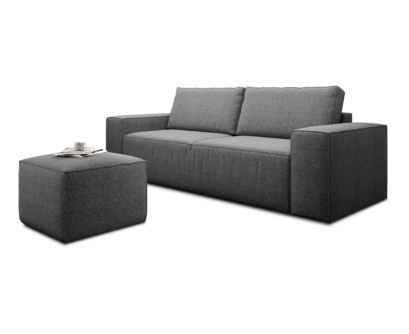 Silla Schlafsofa 260x104 cm, Webstoff
