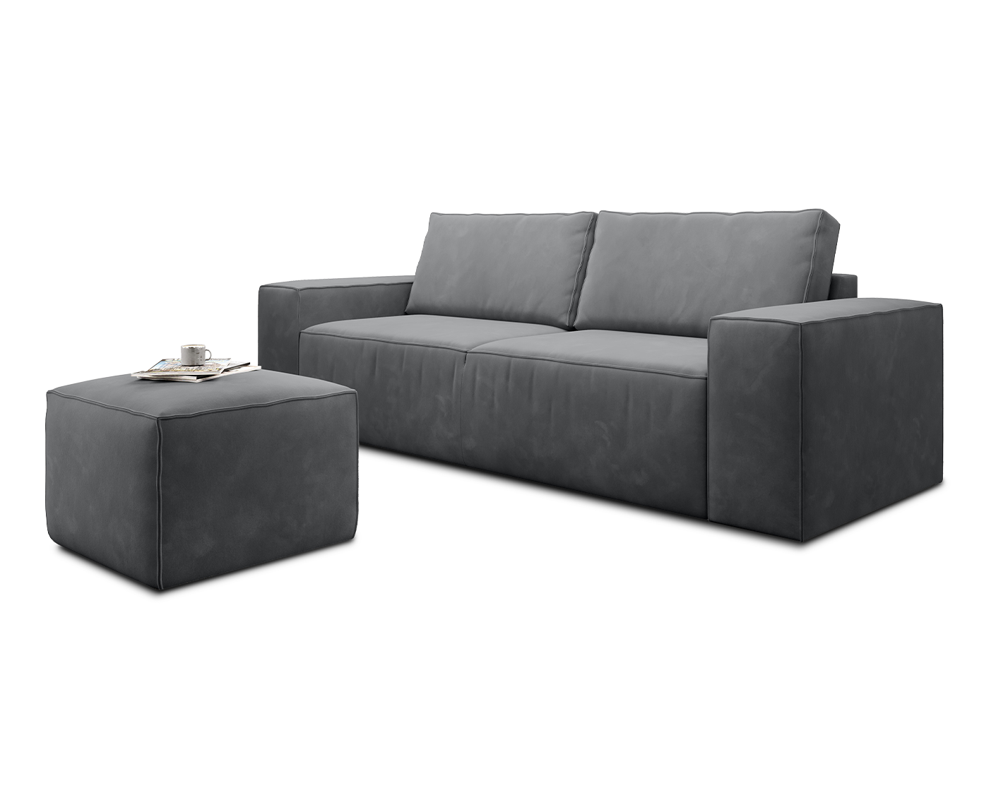 Silla Schlafsofa 260x104 cm, Webstoff