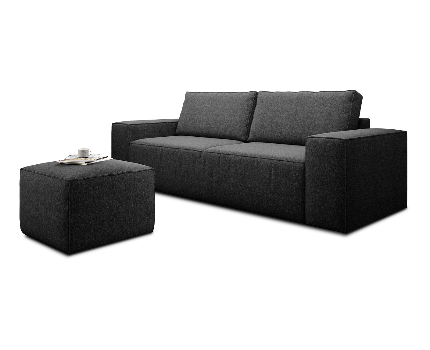 Silla Schlafsofa 260x104 cm, Webstoff