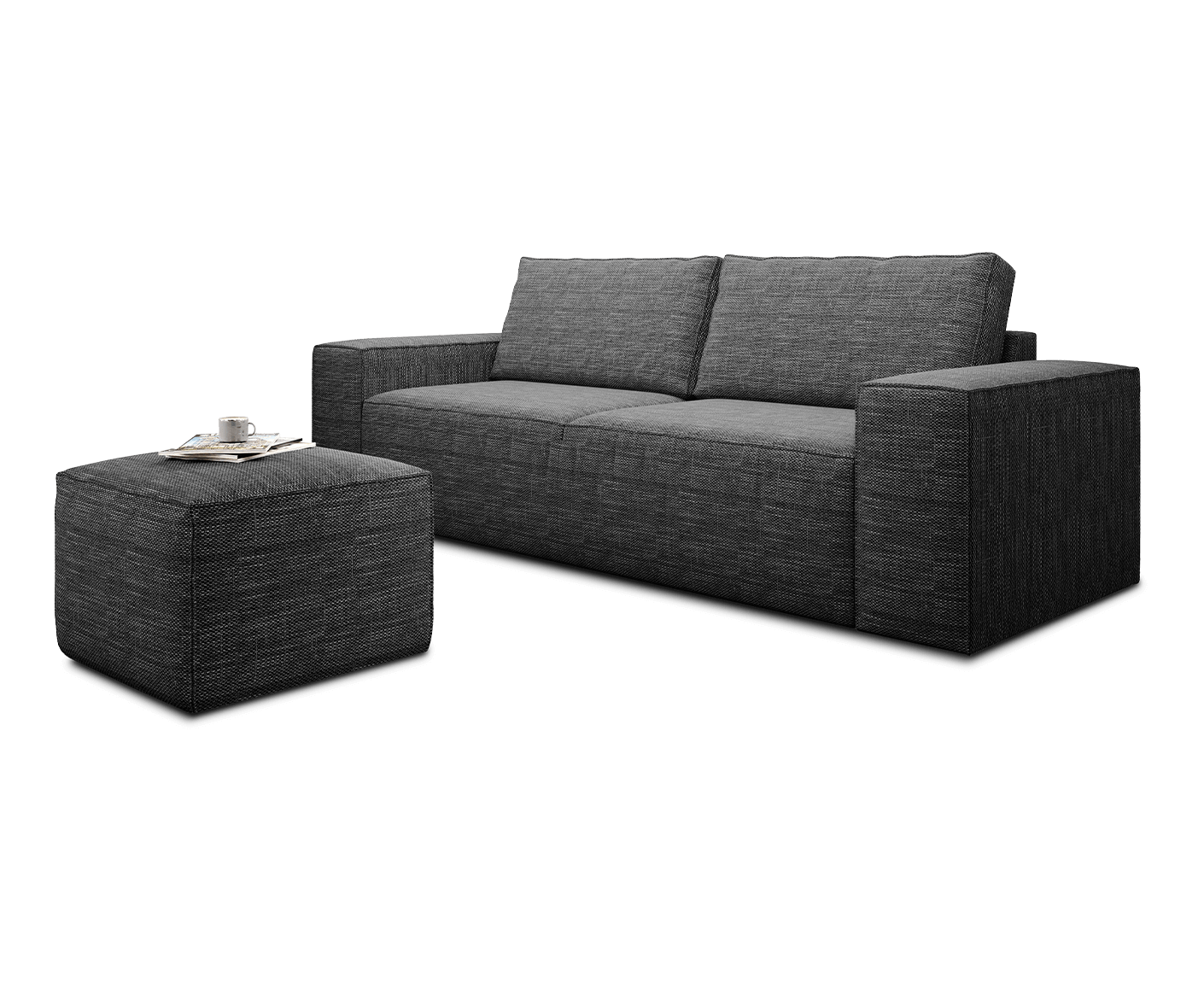 Silla Schlafsofa 260x104 cm, Webstoff
