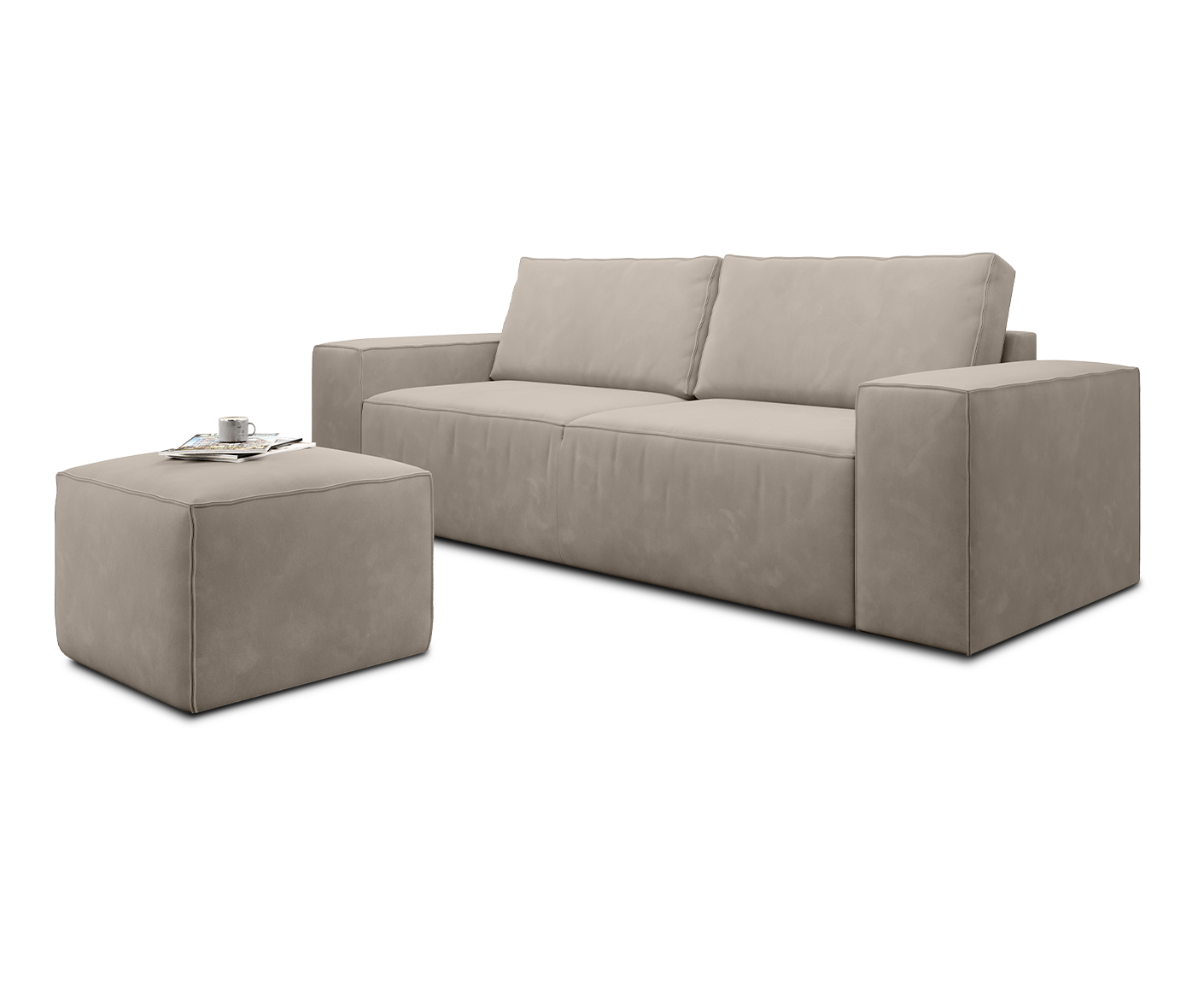 Silla Schlafsofa 260x104 cm, Webstoff