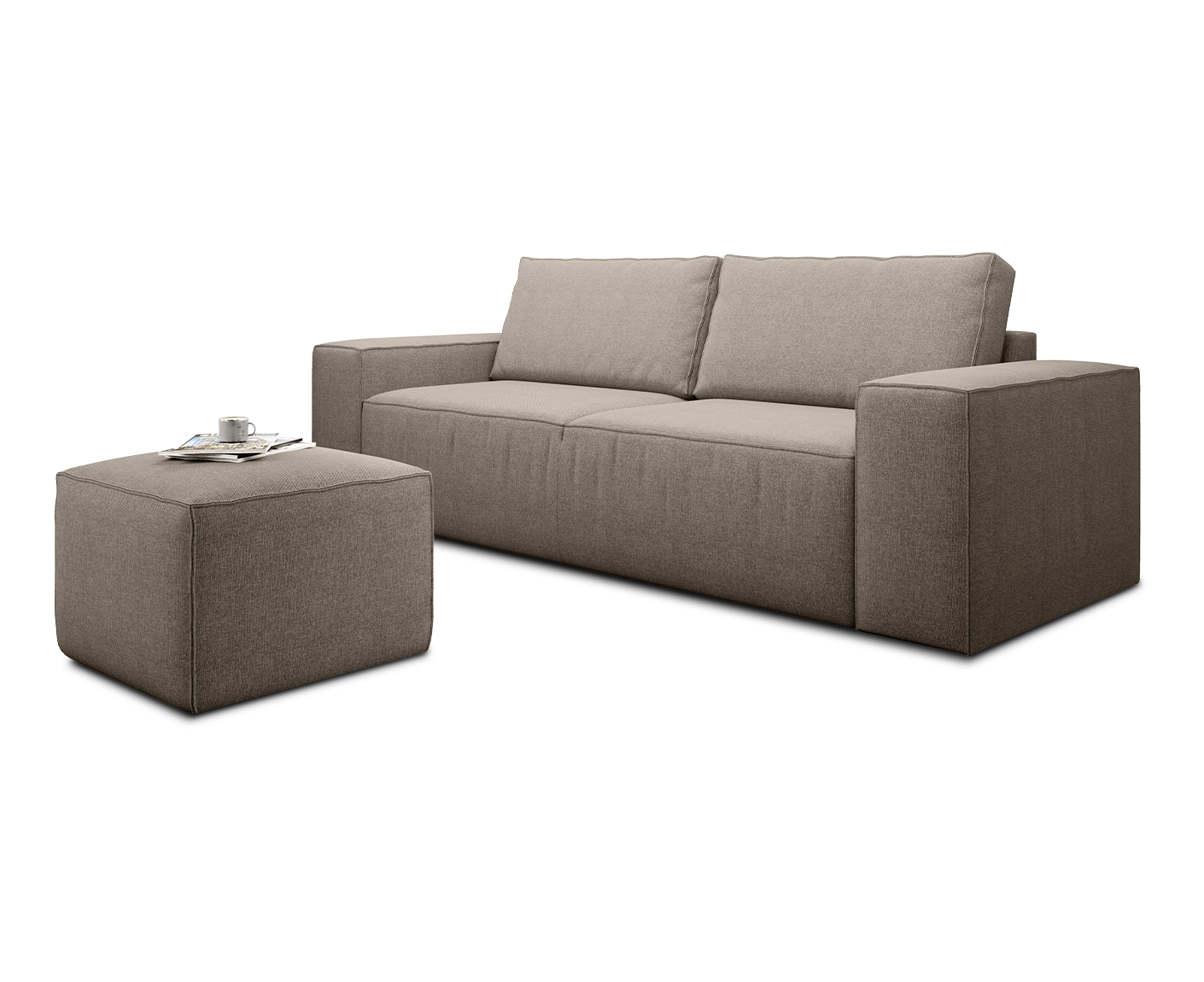 Silla Schlafsofa 260x104 cm, Webstoff