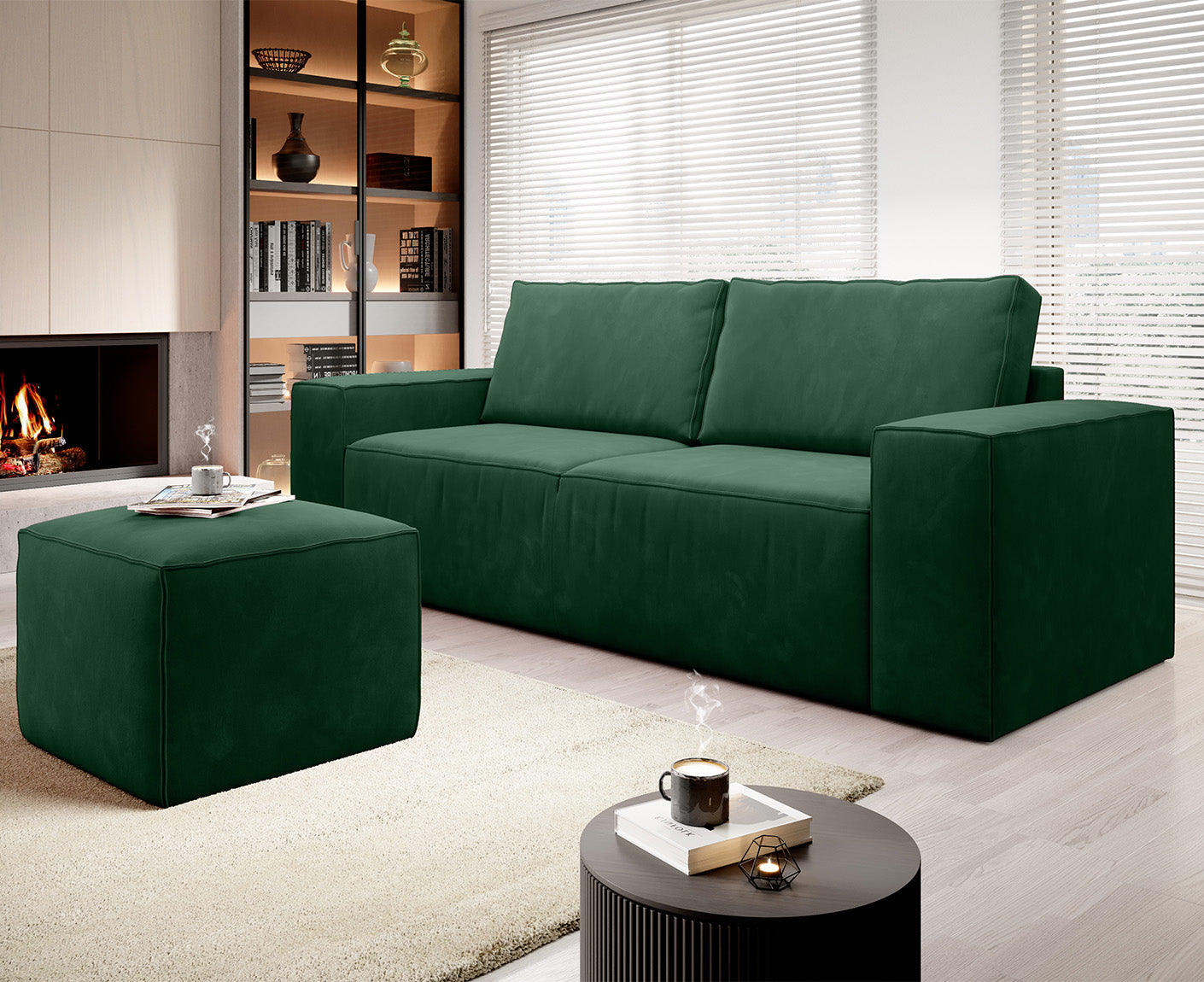 Silla Schlafsofa 260x104 cm, Webstoff