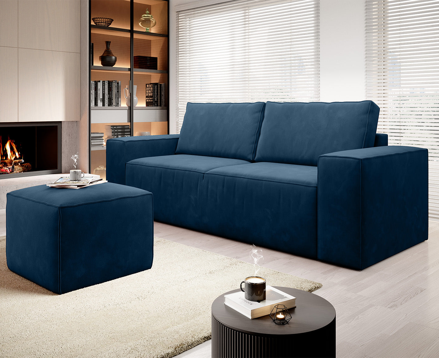 Silla Schlafsofa 260x104 cm, Webstoff
