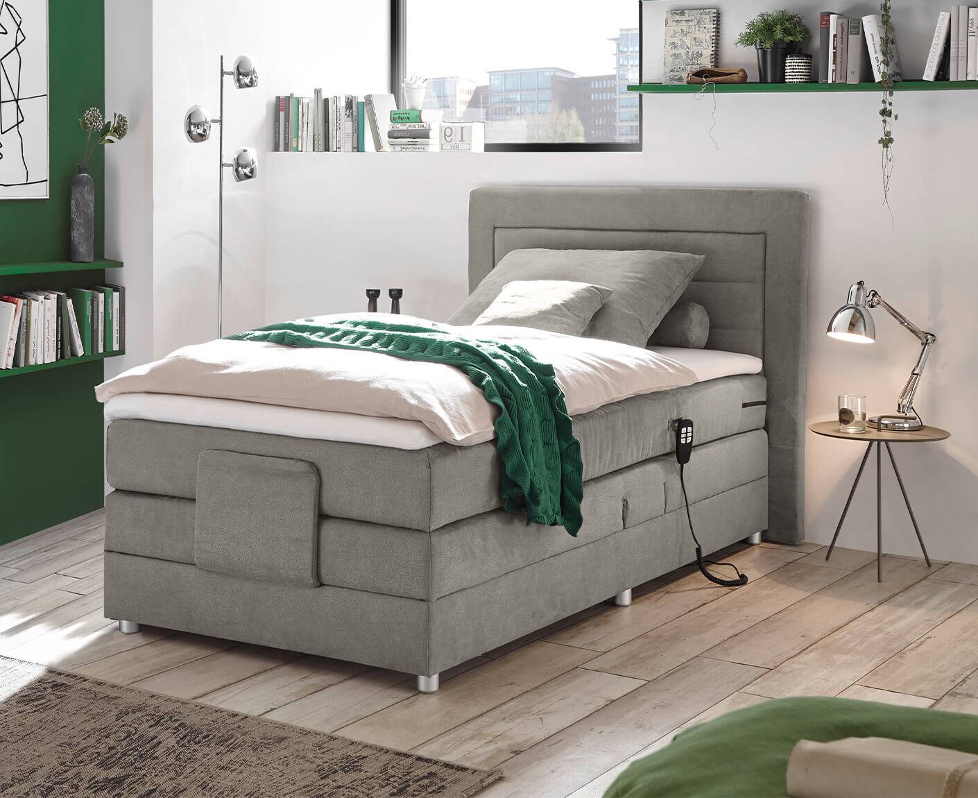 Saba Boxspringbett Einzelbett inkl. Motor - Voelpe