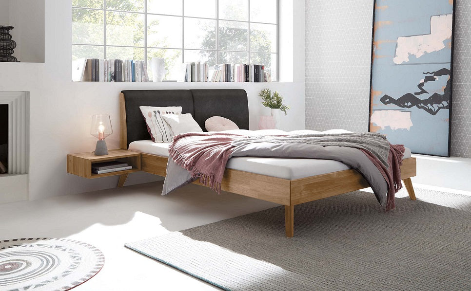 Akai Nachttisch Massivholz, Eiche bianco, geölt